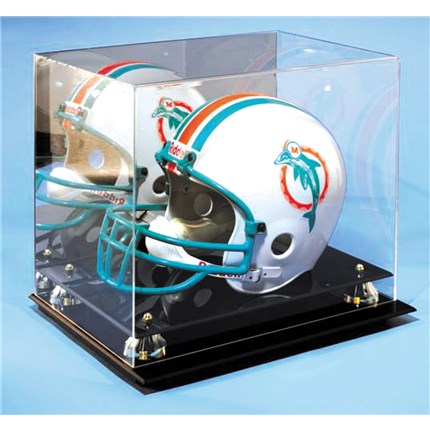 Mirrored Display Case - Helmet