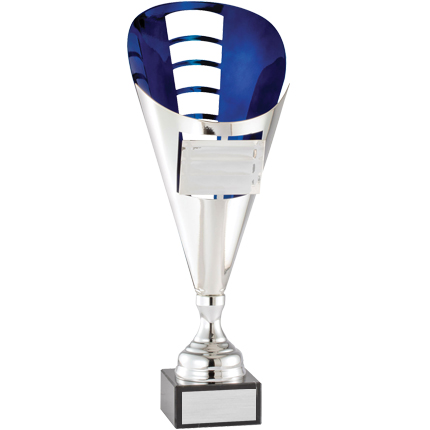 Soccer Cup - Silver-Blue | Wilson Trophy