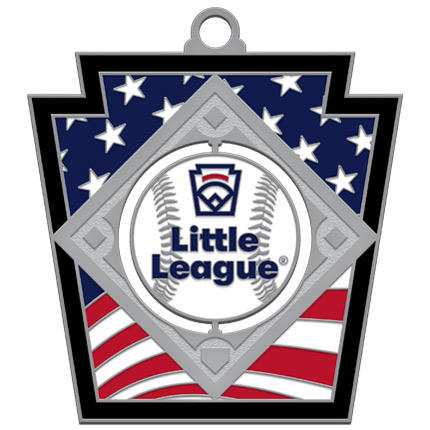 Little League Baseball Spinner Medal - Image 2