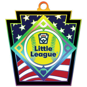 Little League Softball Spinner Medal