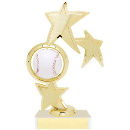 Baseball Trophy - Star Spinner Series
