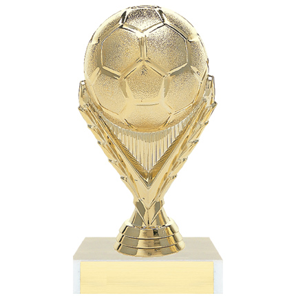 Soccer Trophy - Gold Soccerball