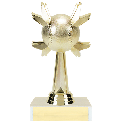 6" Color Sport Figure Trophy Series - Baseball