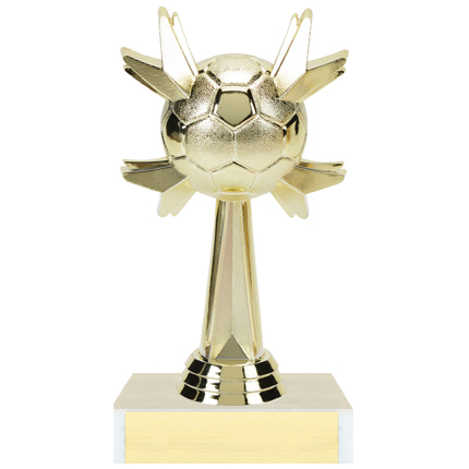 Soccer Trophy - Ball wings