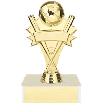 Cross Bat Figure Trophy Series - Baseball