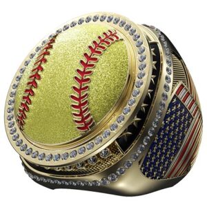 Legacy Spinner Ring - Gold - Softball