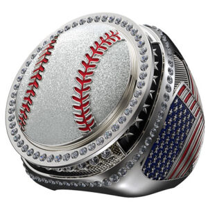 Legacy Spinner Ring - Silver - Baseball