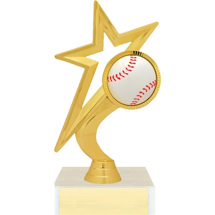 Gold Star Figure Trophy Series - Baseball - Image 2