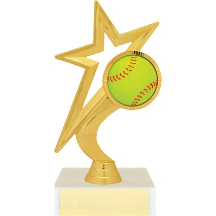 Gold Star Figure Trophy Series - Softball