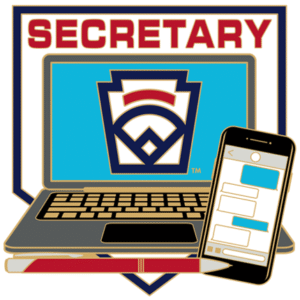 Little League Baseball Pin Series - Secretary