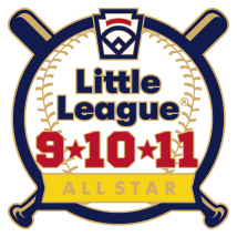 9-10-11 Year Old Baseball Pin Series - All Star - New Logo