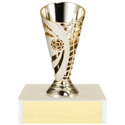 Soccer Figure Trophy - Golden Cup
