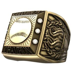 Torch Ring - Baseball Champion - Gold