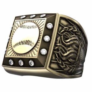 Torch Ring - Baseball Bling - Gold