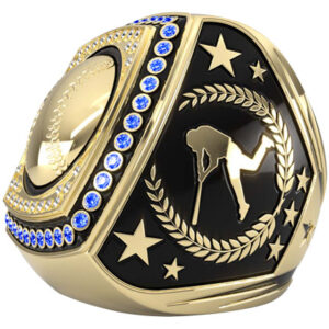 Epic Ring Baseball - Blue Gems - Gold