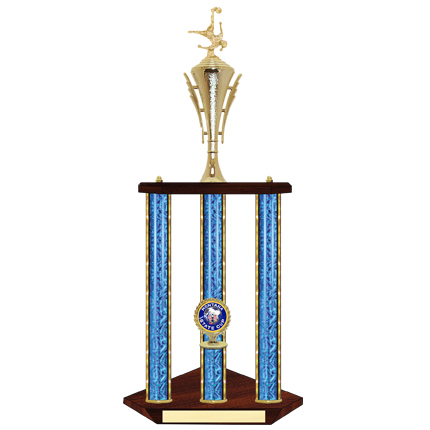 Soccer Trophy - Three Post - 25"
