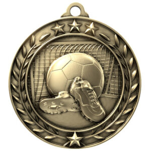 Wreath Soccer Medal Series